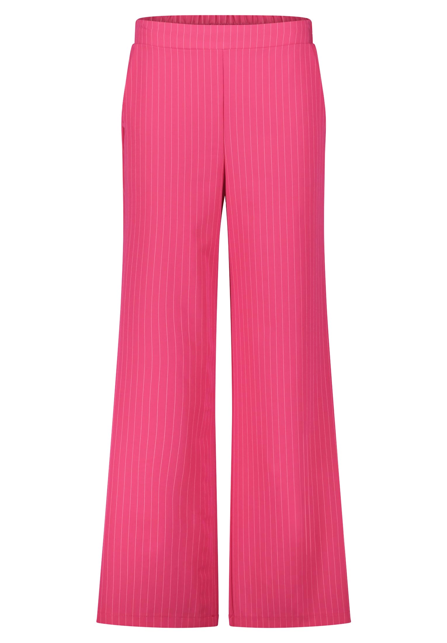 Cartoon Damen Palazzo-Hose mit weitem Bein Pink/White,40