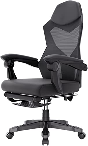 TBSZCM Bürostuhl Ergonomischer 360-Grad-Dreh-Computer-Gaming-Stuhl mit Verstellbarer Rückenlehne und Sitzhöhe Run forward