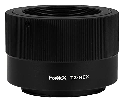 Fotodiox Lens Mount Adapter Compatible with T-Mount (T/T-2) Thread Lenses on Sony E-Mount Cameras