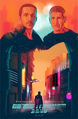 HfmQuisutron Jigsaw Puzzle 1000 Stück Film K 2049 Poster Buntes Geschicklichkeitsspiel Für Die Ganze Familie Erwachsene Xy318Tk