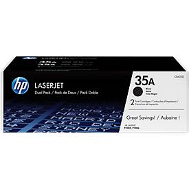 Original HP Toner 35A, Doppelpack, schwarz