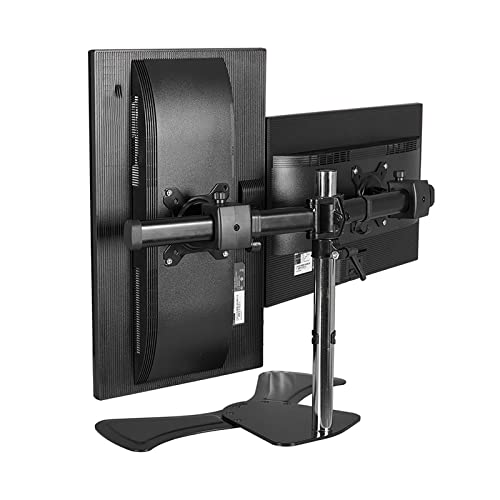 Universal-TV-Ständer, Monitorhalterung, höhenverstellbar, schwenkbar, neigbar, Monitorarm mit Kabelmanagement, Monitorständerhalterung, passend für 17-27 Zoll Computerbildschirme (Farbe: C)