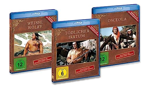 Gojko Mitic 3er Blu-ray Package (Weiße Wölfe - Tödlicher Irrtum - Osceola)