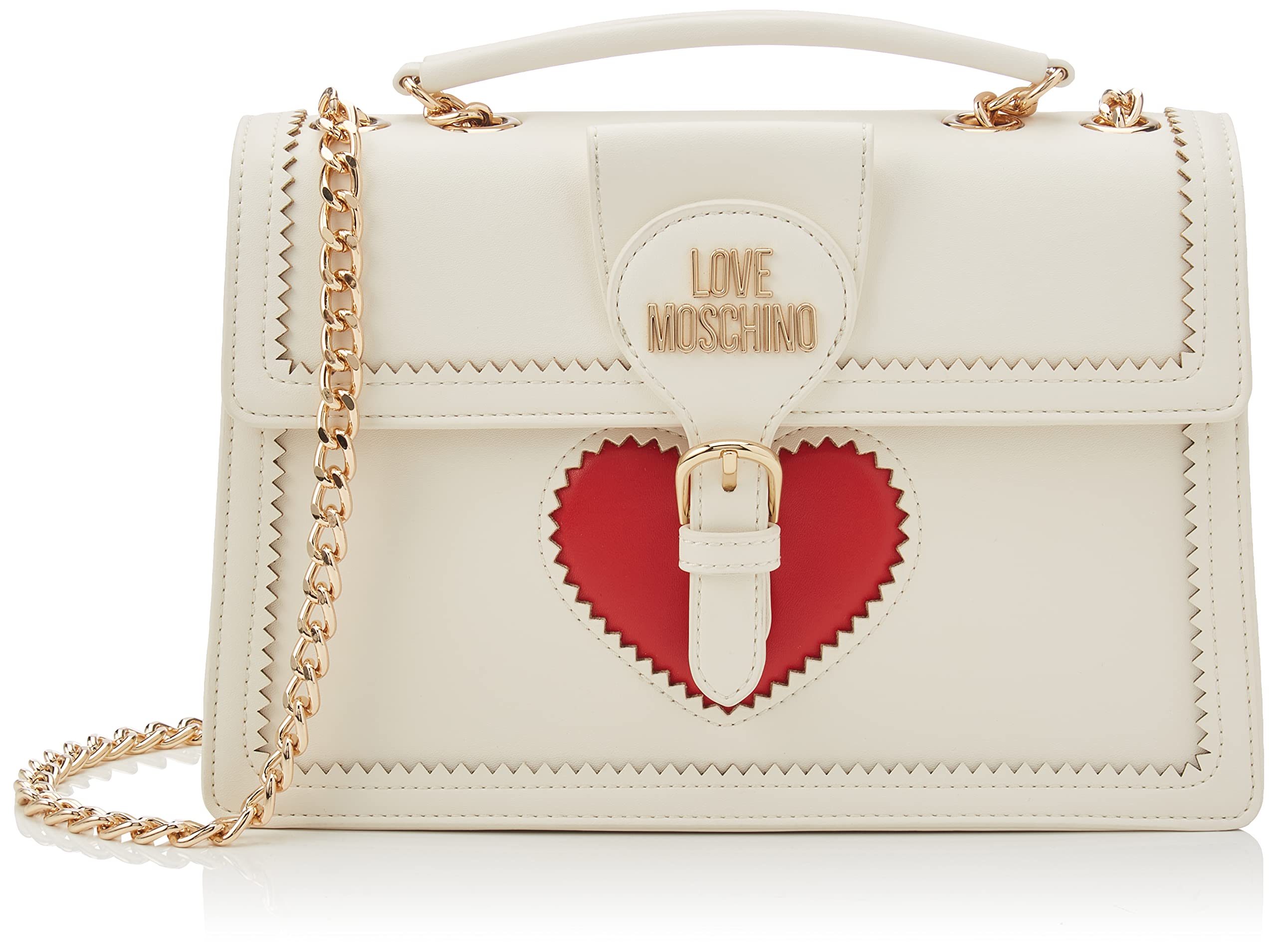 Love Moschino Damen Borsa Pu Avorio Umhngetasche, Mehrfarbig