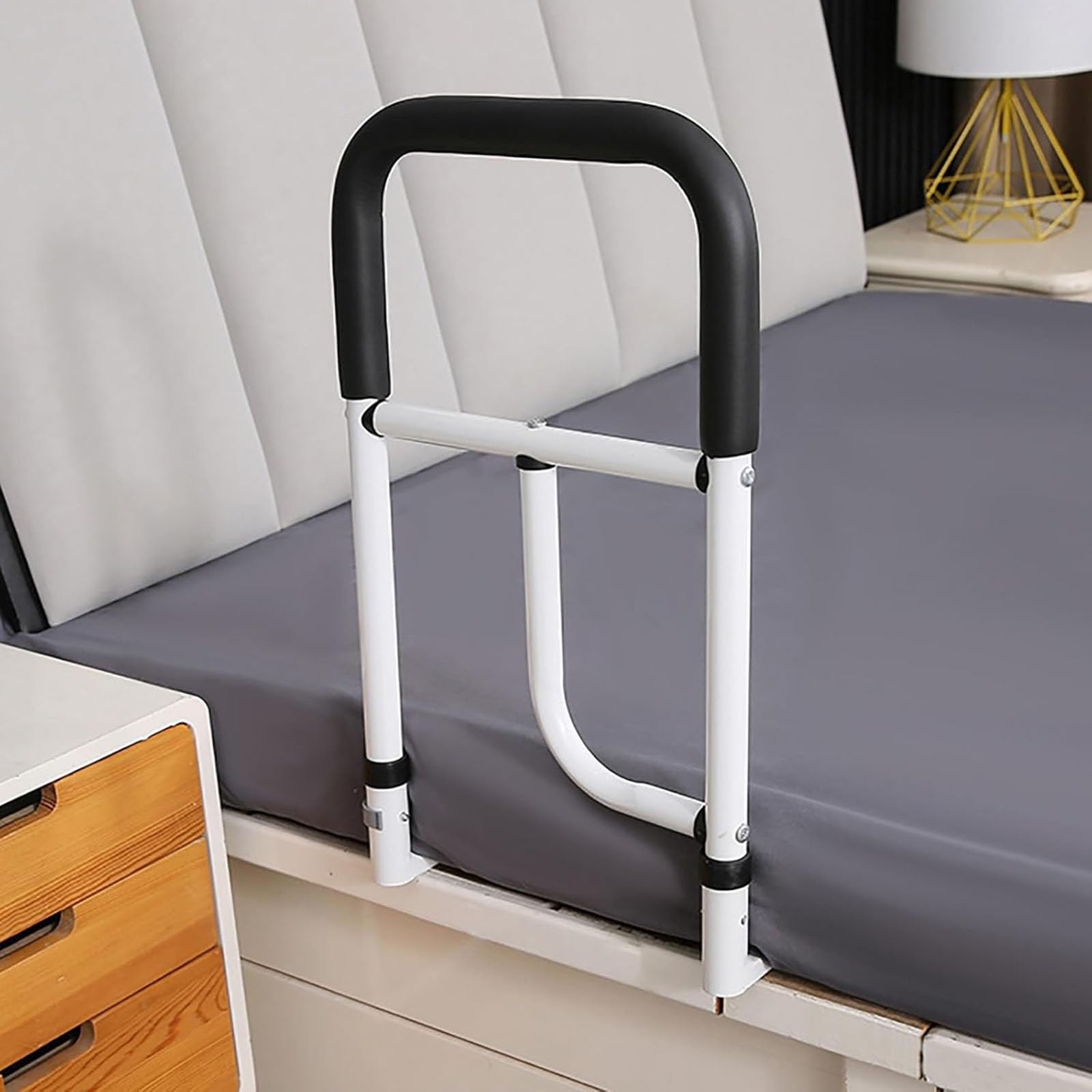 Aufstehhilfe Bett, Safety Bed Handle, Bedside Assist Rails für ältere Erwachsene Sicherheit, Senioren, ältere Menschen, Handicap, Recovering Erwachsene & Kinder - Adjustable Fall Prevention Accessorie