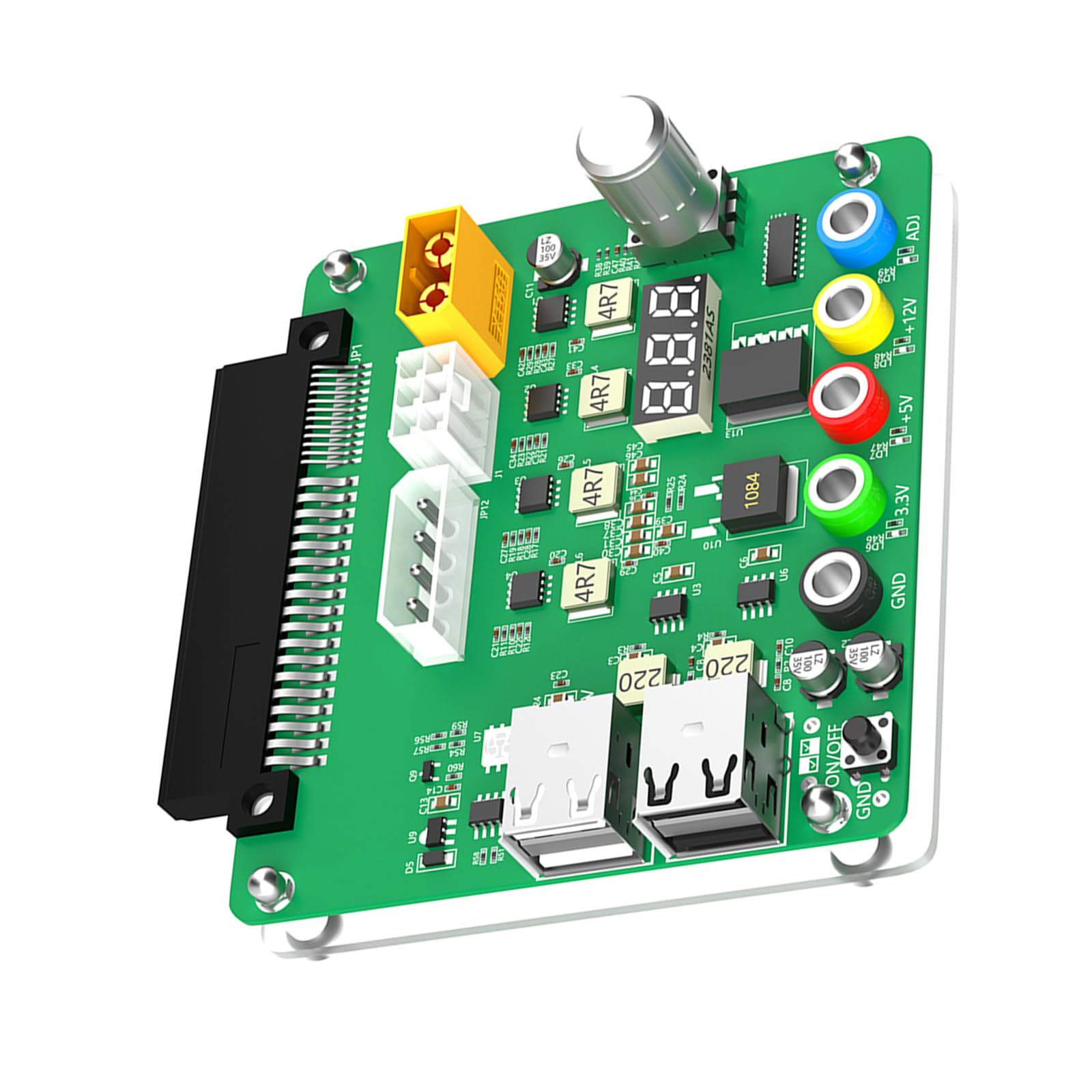 Power Supply Breakouts Board Grafikkarte 64pin auf 12 6pin Adapter Board PSUs Board für Mining Power Management für Rechenzentren