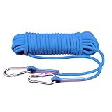 Outdoor-Seil, 10 mm, statisches Kletterseil, 10 m, 20 m, 100 m, 200 m, Sicherheitsseil, Rettungsseil, Flucht, Abseilseil, Baumklettern, Angelseil (Colo