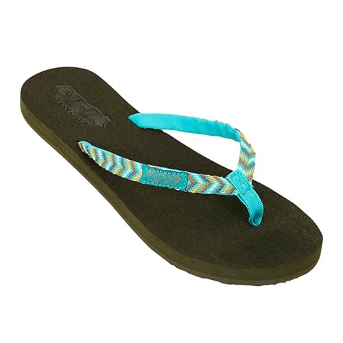 COOL shoe corp. Damen Space Trip Flip-Flops, Carmen, 40 EU