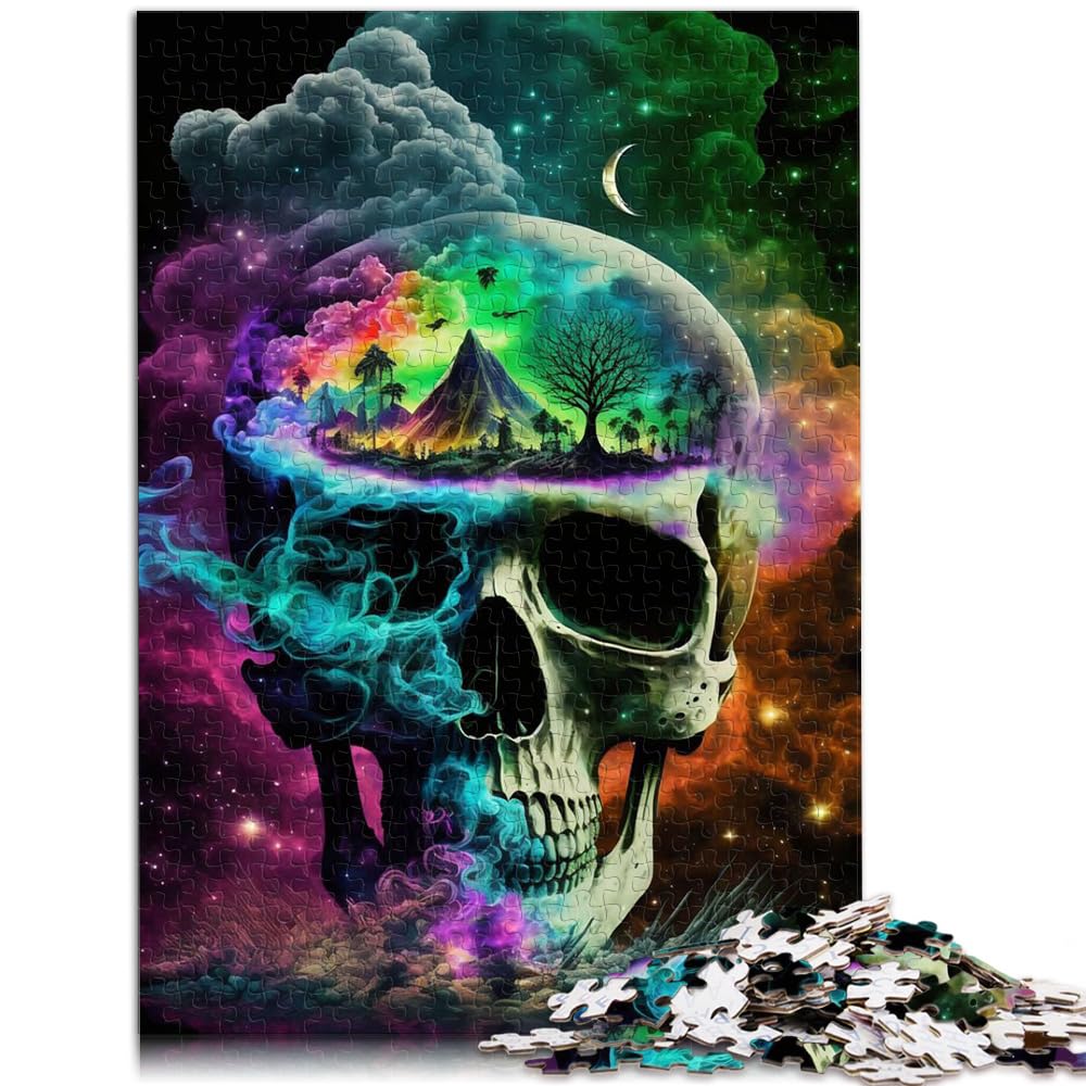 Puzzle zum Verschenken, Dream Lands, 1000-teiliges Puzzle für Erwachsene, Holzpuzzle mit passendem Poster und Wissensblatt, 1000 Teile (50 x 75 cm)