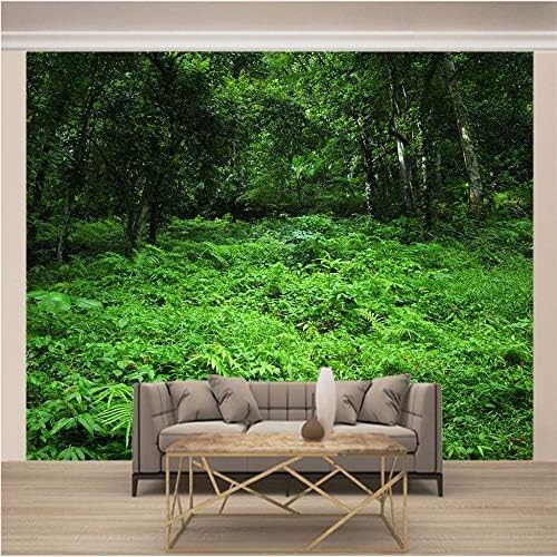 XLMING Grüner Wald Bilder 3D Tapeten Home Esszimmer Sofa Schlafzimmer Wohnzimmer TV Hintergrund-250cm×170cm