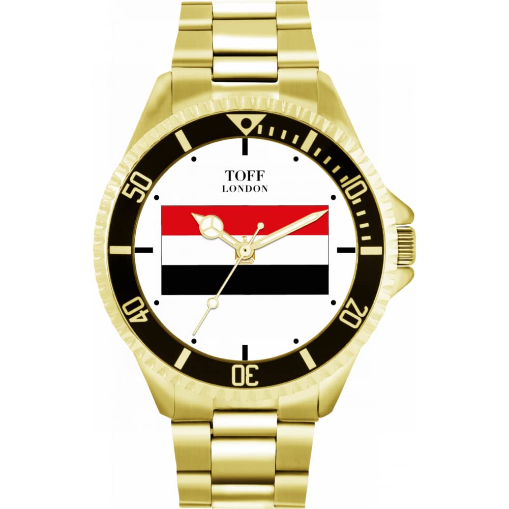 Toff London Ägypten-Flaggen-Uhr