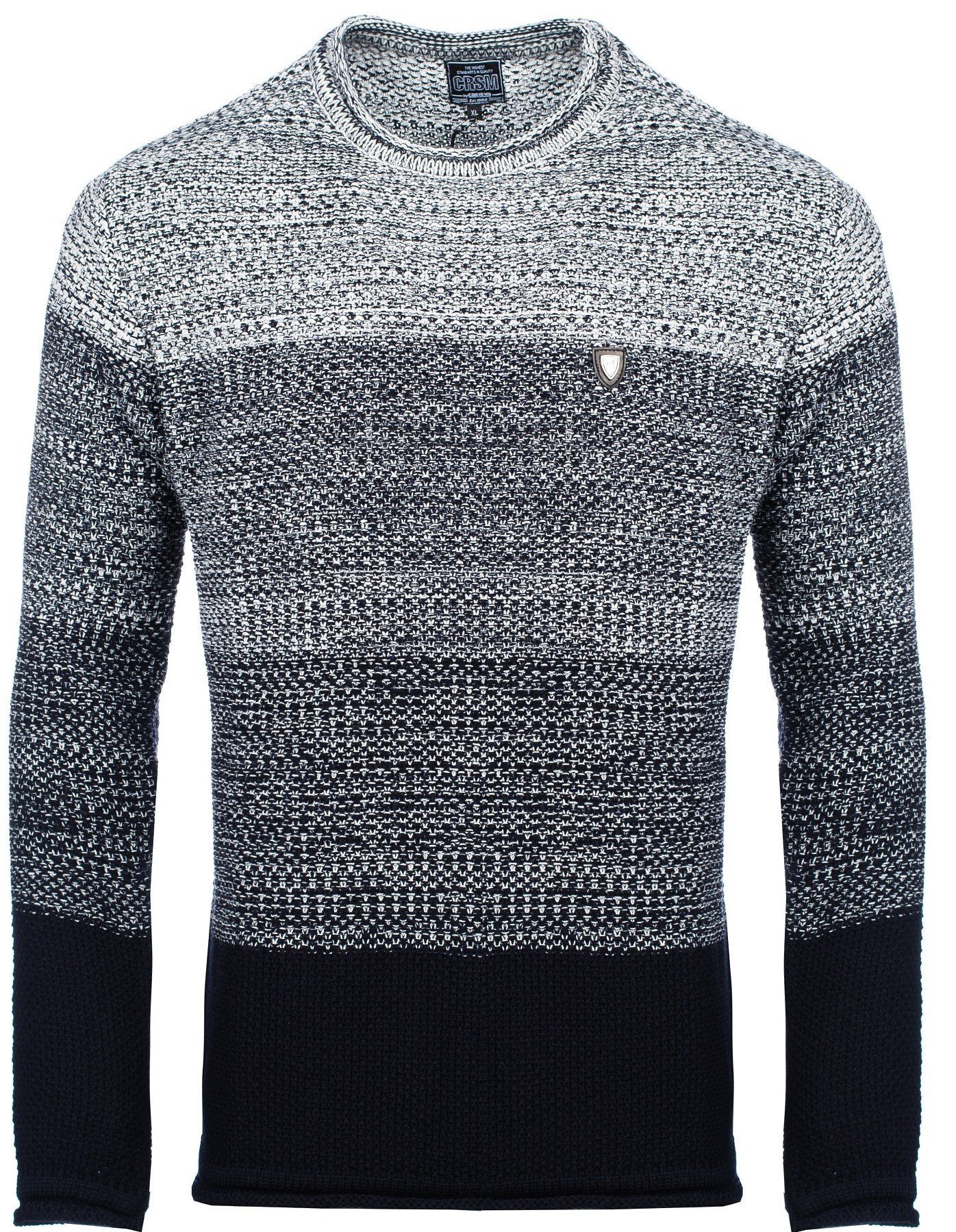 Carisma Herren - Strickpullover 7398 Streetwear Menswear Autumn/Winter Knit Knitwear Sweater CRSM CARISMA Fashion, Größe XXL, Farbe Navy