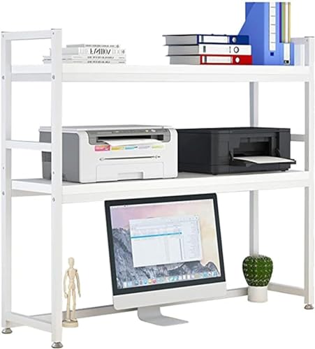 QYZUJIKL Desktop-Bücherregal Desktop-Bücherregal Schreibtisch Desktop-Speicher-Organizer Display-Regal Bücherregal, Holz und Metall Schreibtisch Lagerregal Display Rack