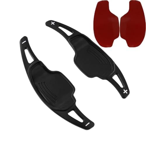 DOFABI for Chevrolet SS, for Camaro, ZL1 1LE RS SS, for Gedenk-Z28 TF4 Auto-Lenkrad-Paddel-Shift-Verlängerung Quick Shifter Schaltwippen-Erweiterungen(Black)