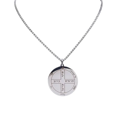 XIPIEIO Herrenmode-Trend-Halskette modisches Pentagramm des Jupiter Siegel von Salomon Kettenhalskette für Frauen/Männer Halsketten Schmuck personalisiertes Geschenk