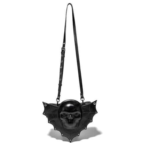 Umhängetasche Aus PU Leder Vintage Schultertasche Umhängetasche Handtasche Perfekt Für Halloween Partys Und Nachtclubs