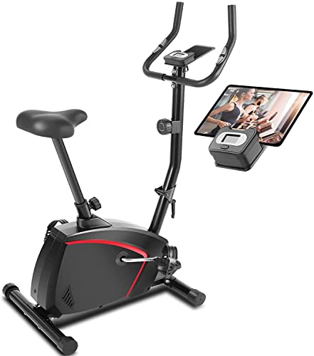 ANCHEER Heimtrainer für Fahrrad, faltbar, Heimtrainer für Zuhause mit Getriebetriebe, super leise, Schwungrad von 11 kg, faltbares Fahrrad bis 150 kg