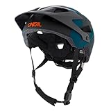 O'NEAL | Mountainbike-Helm | Enduro All-Mountain | Belüftungsöffnungen für Kühlung, Polster waschbar, Robustes ABS | Helmet Defender Nova | Erwachsene | Petrol Orange | Größe L XL