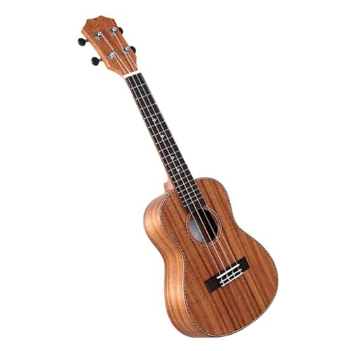 23-Zoll-Ukulele-Reisegitarre, Korpus Aus Akazienholz, Griffbrett Aus Palisander, Kleine Ukulele-Gitarre Ukulele Einsteiger Kit (Color : A)