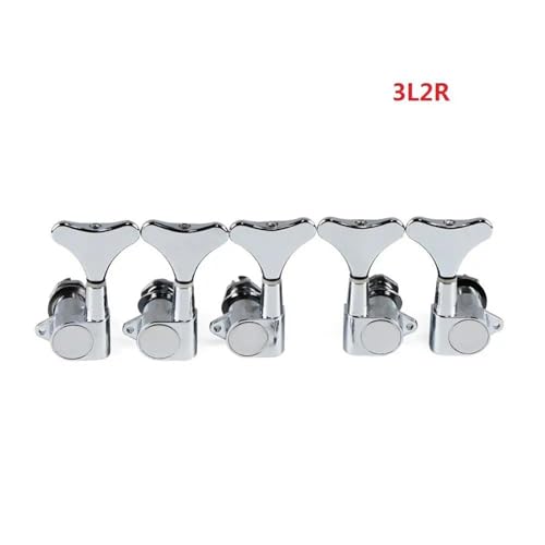 Strings Tuning Pegs Mechaniken Für Gitarre 6PCS Chrome Elektrische Gitarre Tuning Pegs Mechaniken Mechaniken Schlüssel 3L3R Für LP Gitarre (Color : 3L2R Chrome)