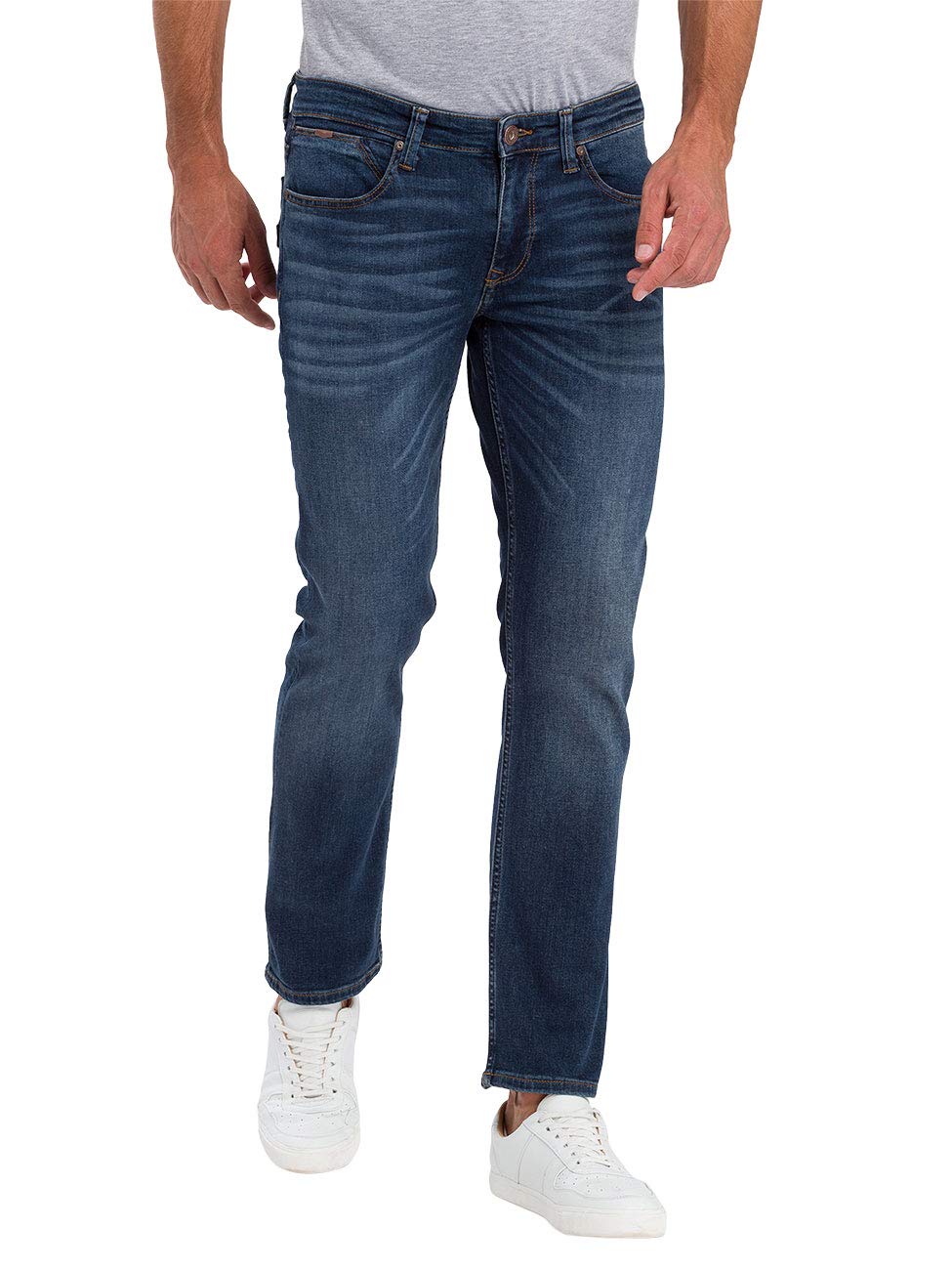 Cross Herren Dylan Regular Fit Jeans, Blau (Dark Blue 096), W36/L36