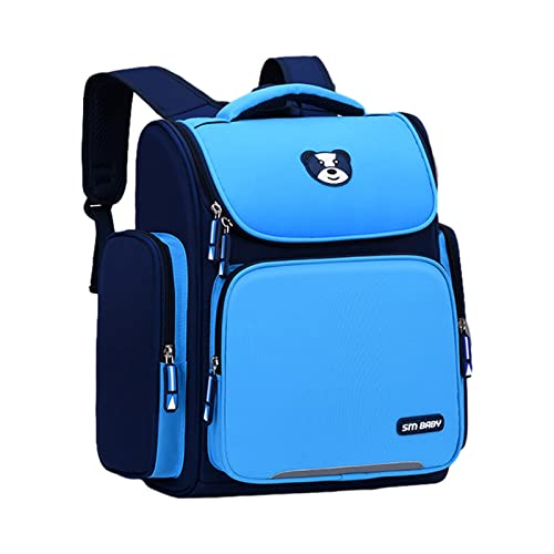 Cartoon Bedruckter Schulrucksack Große Kapazität Lastreduzierender Kinderrucksack Atmungsaktiver Tagesrucksack Kindergarten