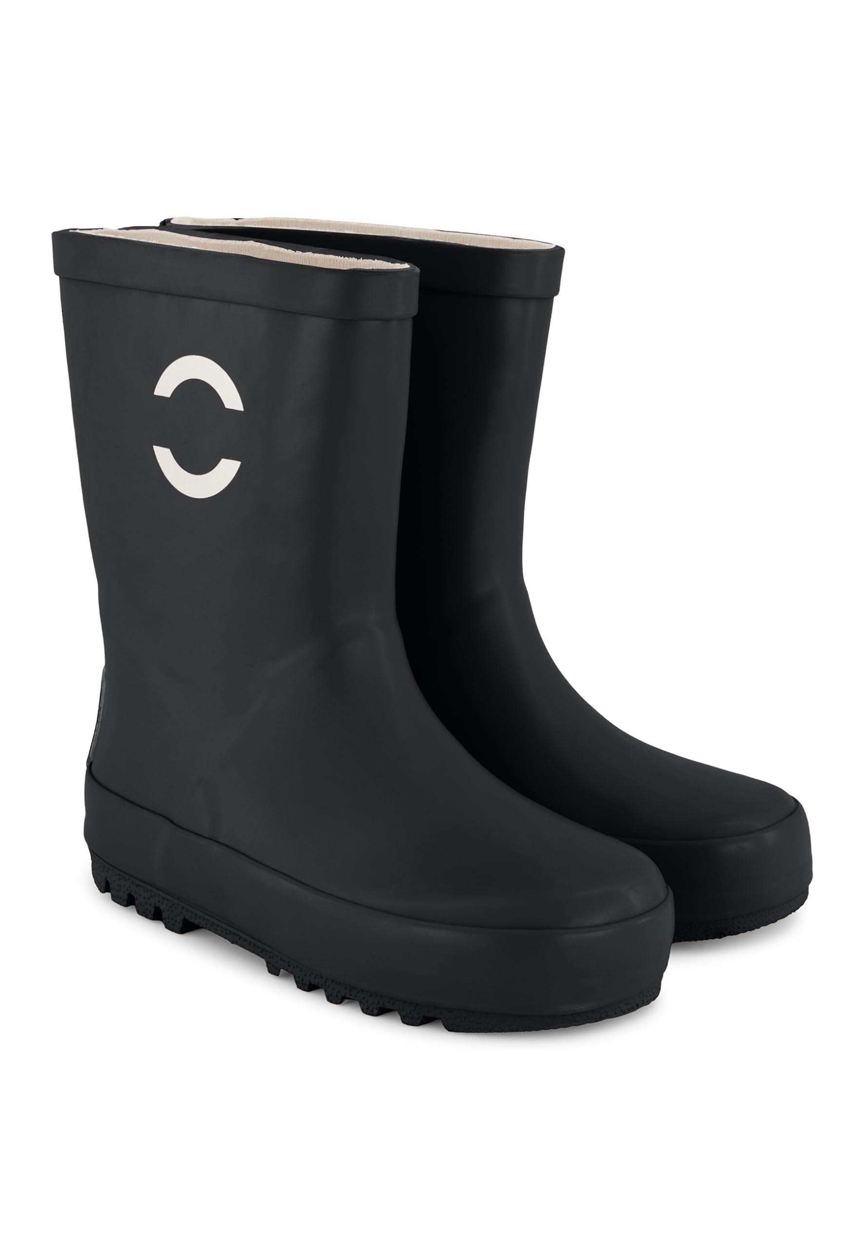 Mikk-line Gummistiefel Kinder 19 | Black Regenstiefel Kinder Gefüttert | Gefütterte Gummistiefel Kinder | Wasserdichte Gummistiefel | Regenschuhe & Kinderstiefel