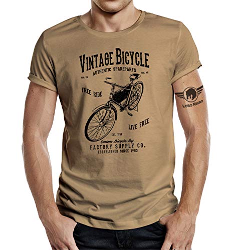 T-Shirt für Fahrrad Fans: Vintage Bicycle 2XL