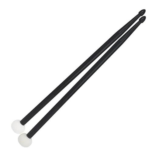 5A Drumsticks Stick Nylon Filz Hammer Drum Sticks Für Anfänger Percussion Instrument Teile Trommelstöcke für Anfänger (Color : B)