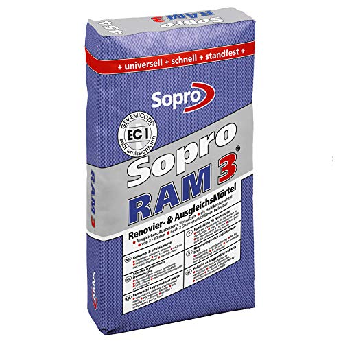 Sopro RAM3 Renovierungsmörtel Stopmörtel, 25 kg