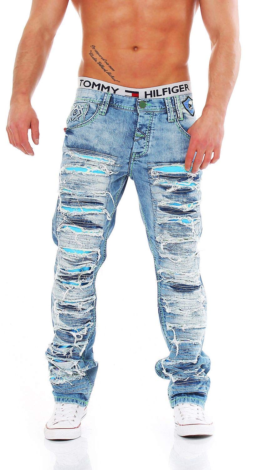 Cipo & Baxx CD-610 Regular Fit Herren Jeans, Hosengröße:W34/L32