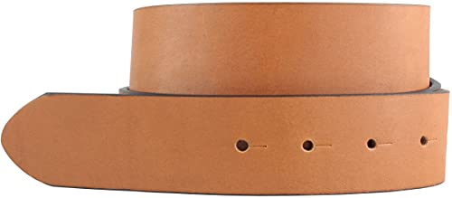 BELTINGER Wechselgürtel in Überlängen aus Vollrindleder ohne Schnalle 4 cm | 120-180 cm Überlängen-Gürtel für Herren 40mm | Herren-Gürtel in Übergrößen | Cognac 155cm