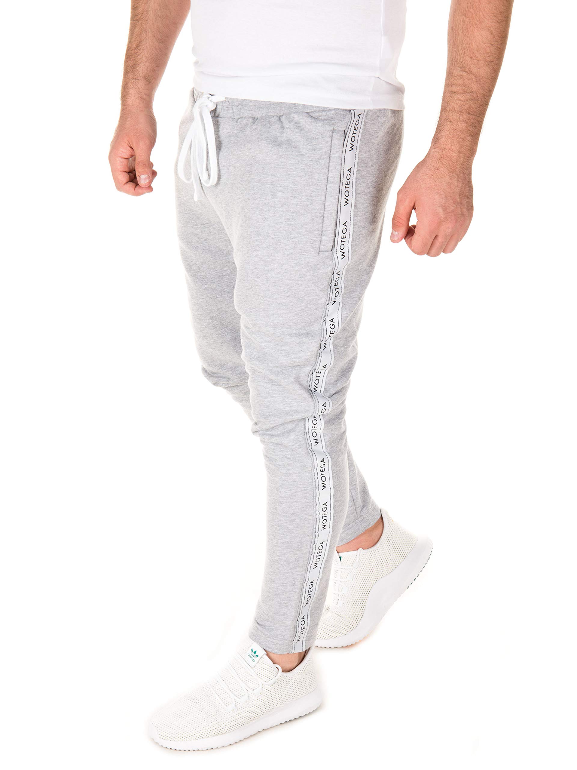 WOTEGA Herren Retro Jogginghose Valir, Grau (Dapple Gray 163907), M