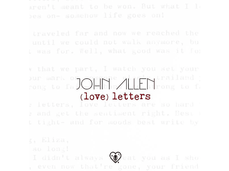 John Allen - (Love) Letters (LP + Download)