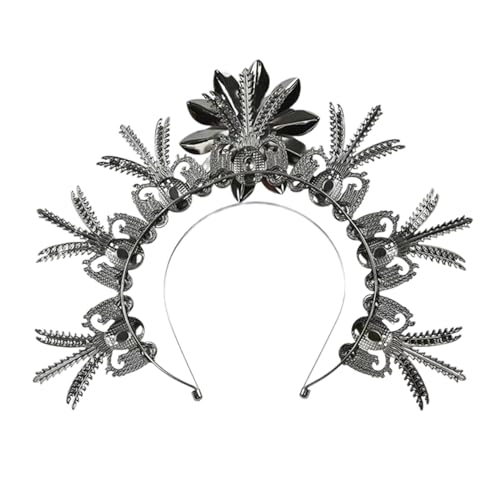 Gothic Halos Stirnband, handgefertigt, Kristall-Tiaras, Vintage-Kopfschmuck für Frauen und Mädchen, Hochzeit, Brautgeschenk, Stirnband für Mädchen