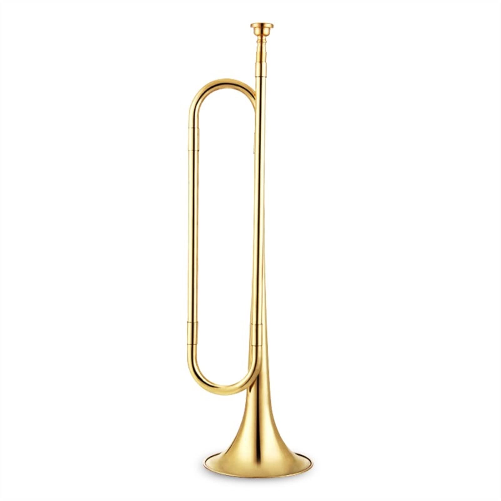 ALFAAL Trompeten Bugle Jugendstudent Junge Pioneer Messing Trompete B Ton Trompete aus Messing