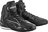 Alpinestars Unisex Motorradsc Schuhe, Schwarz Silber, 40 EU