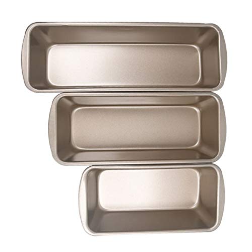 3 Teile/satz Rechteck Loaf Pan Toast Brot Kuchen Form Carbon Stahl Gebäck Form Backformen Nicht Stick Backen Liefert