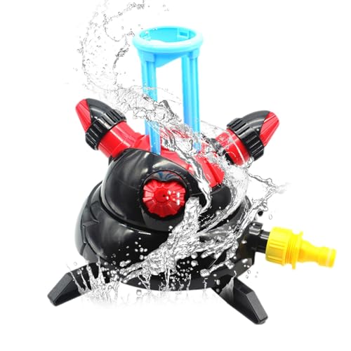 Rotierender Sprinkler, 360-Grad-Sprinkler - 3-Armiger Rasensprenger | Rasengarten-Rotationssprinkler, Wassersprinkler für Höfe im Freien, Wasserspielzeug für Kinder