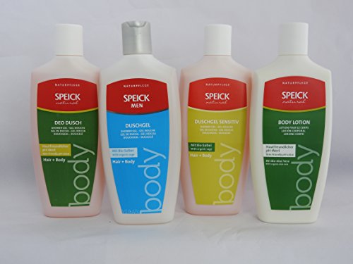 Speick Duschgel & Bodylotion 4er Set