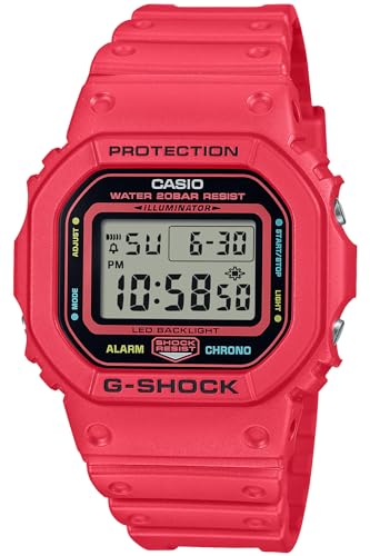 Casio Armbanduhr G-SHOCK DW-5600EP-4JF Import aus Japan, Rot/Ausflug, einfarbig (Getaway Solids)