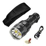 Nitecore TM9K Pro 9900 Lumen High Lumen Taktische Taschenlampe Aufkleber Schnellladung USB-C für Suche und Rettung