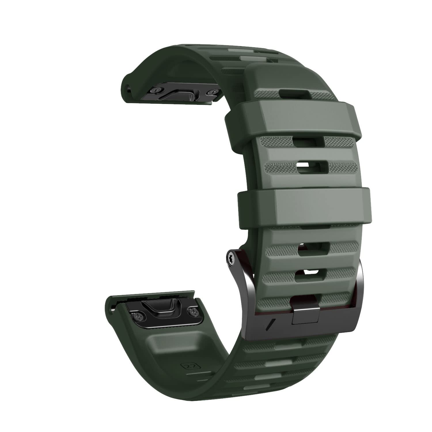 OPKDE Sport-Silikon-Uhrenarmband für Garmin Fenix 7, 7X, 6, 6X, Pro, 5X, 5 Plus, 3HR 935, 22 mm, 26 mm, EasyFit, Schnellverschluss-Armband, 22mm For For Fenix 5 5 Plus, Achat