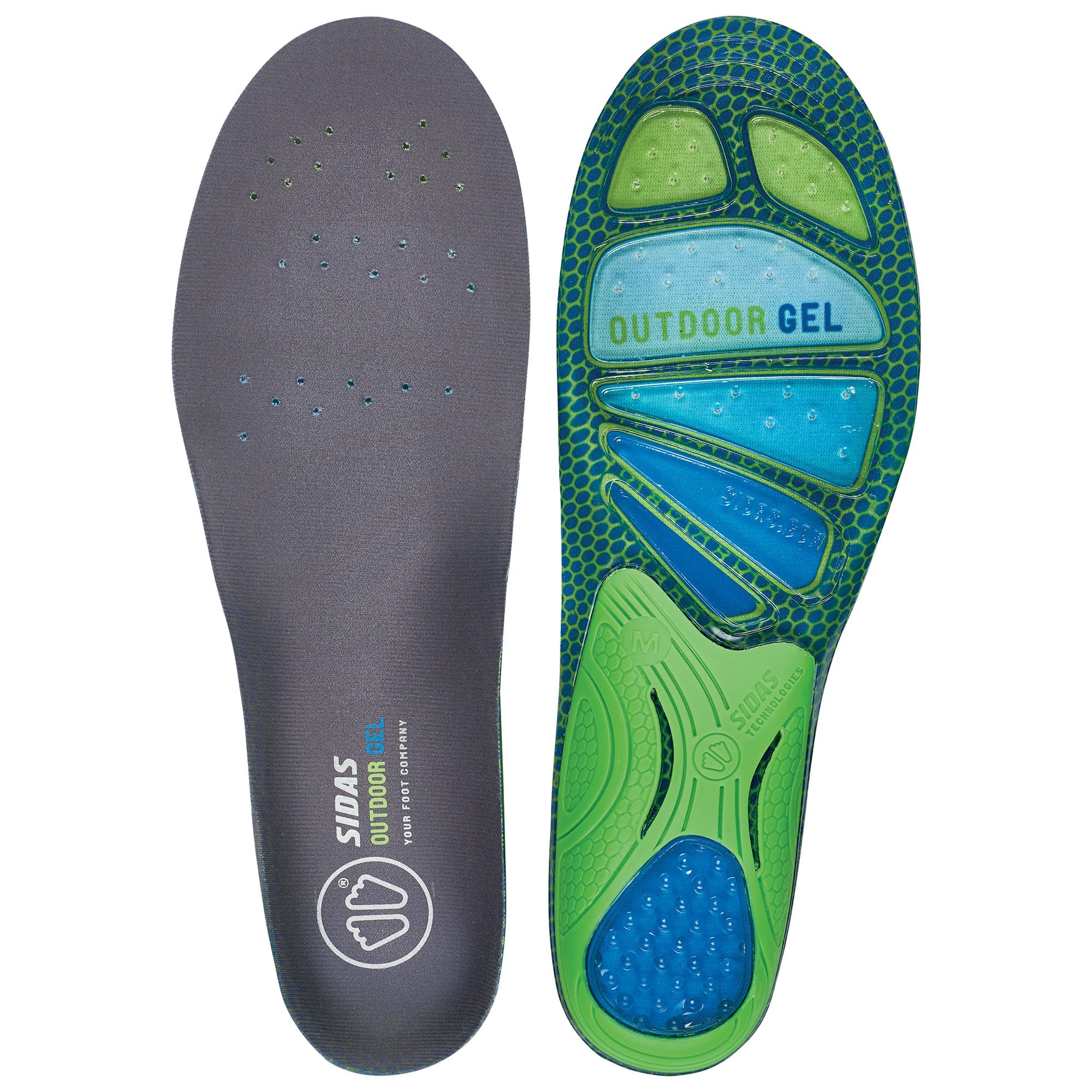 Sidas Gel Comfort Outdoor Unisex S grün