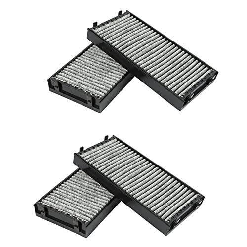 Kiudduy 4 STÜCKE Auto Innenraum Luft Filter für X5 E70 2007-2015 X6 E71 E72 2008-2010 64316945586 64316945585 CU2941-2