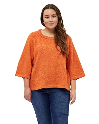 Peppercorn ,Women's ,Penelope 3/4 Sleeve Pullover, 6835M APRICOT ORANGE MELANGE ,XS