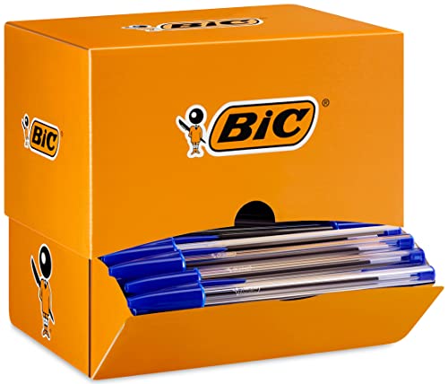 BIC Kugelschreiber Cristal Value Pack – 150 Kulis in Blau – Strichstärke 0,4 mm – Dokumentenecht