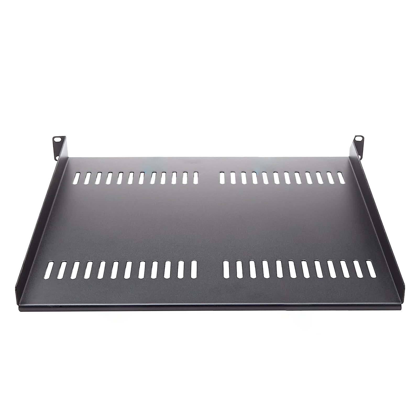 ZHENNB 1U Server-Rack, belüftet, freischwingende Ablage für 48,3 cm (19 Zoll) Netzwerkgeräte-Rack und Schrank, strapazierfähig