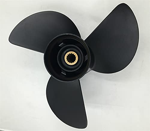 Jodriva 14 1/4x21 140hp-300hp, for Evinrude-Propeller, 15-Zahn-Spline-Aluminiumpropeller, for Evinrude-Bootszubehör-Marinepropeller Propeller für Außenbordmotoren