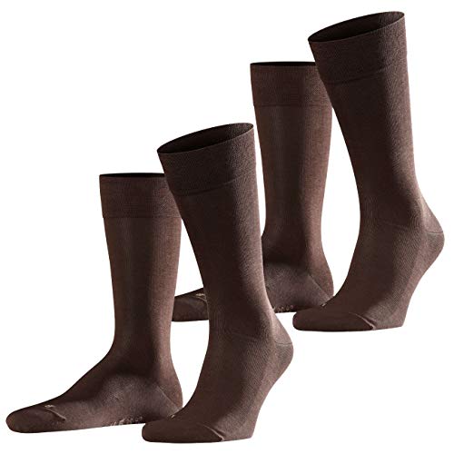 Falke Functional Herren Socken Sensitive Malaga 2er Pack, Größe:43-46;Farbe:Brown (5930)